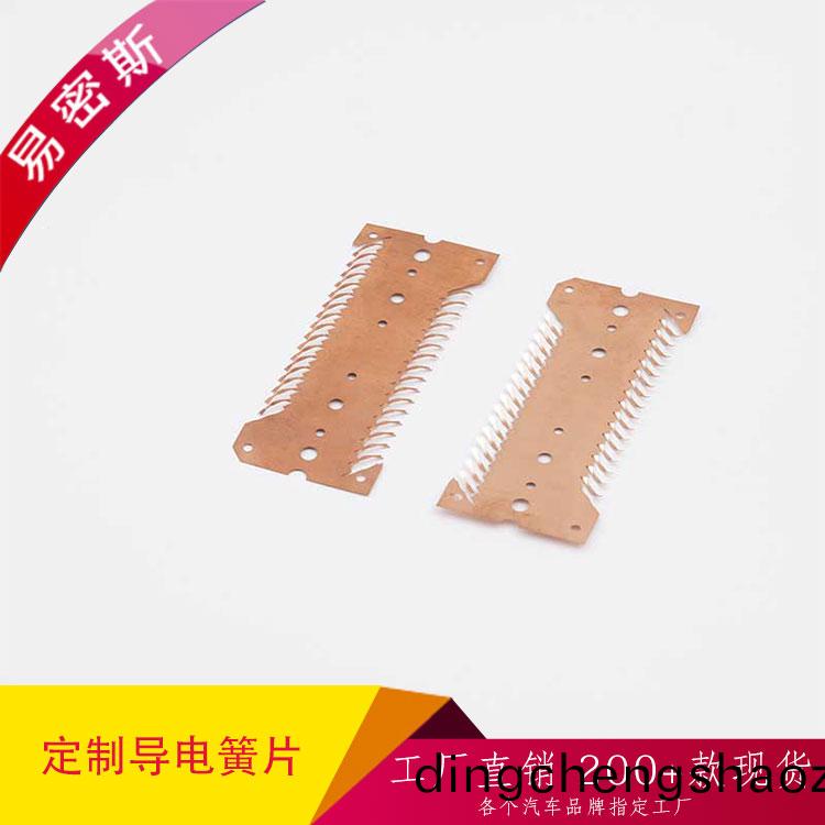 【易密斯】鈹銅彈片在(zai)芯片測(ce)試係統中的關(guan)鍵作用